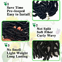 Faux Locs 8 Inch 6 Packs Soft Locs Crochet Hair For Kids Prelooped Goddess Locs Braiding Hair New Faux Locs For Black Women1B