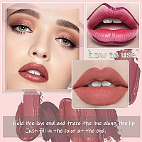 3 Piece Nude Matte Lipstick Setnatural Nude Lipstick Velvet Air Moisture Smooth Crayon Lip Stainmatt E Lipstick 24 Hour Supers