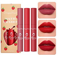 3 Piece Nude Matte Lipstick Setnatural Velvet Air Moisture Smooth Crayon Lip Stainultimate Nourishing Matte Lipstick 24 Hour L