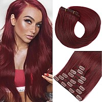 Clip In Hair Extensions Real Human Hair 8Pcs 60G With 18Clips Clip In 100 Human Hair Extensions Brazilian Virgin Human Hair Dou