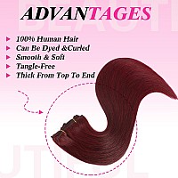 Clip In Hair Extensions Real Human Hair 8Pcs 60G With 18Clips Clip In 100 Human Hair Extensions Brazilian Virgin Human Hair Dou