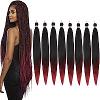 Run Shui Braiding Hairyaki Texture Braiding Hair Pre Stretchedknekalon Braid Hair Extensions Hot Water Setting Hair Braids36