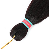 Run Shui Braiding Hairyaki Texture Braiding Hair Pre Stretchedknekalon Braid Hair Extensions Hot Water Setting Hair Braids36