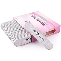 25Pcs Mini Size Pana Professional Double Sided Nail Files Zebra 8080 Grit Emery Board Nail Buffering File Manicure Pedicur