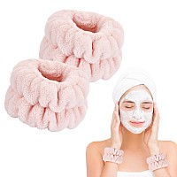 2 Pcs Wrist Bands For Washing Facedorbetar Microfiber Wrist Towels For Washing Face Spa Wristbands For Washing Face Face Was