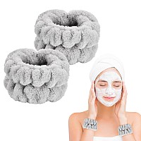 2 Pcs Wrist Towels For Washing Facedorbetar Microfiber Wrist Bands For Washing Face Spa Wristbands For Washing Face Face Was