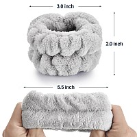 2 Pcs Wrist Towels For Washing Facedorbetar Microfiber Wrist Bands For Washing Face Spa Wristbands For Washing Face Face Was