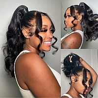 360 Body Wave Lace Front Wigs Human Hair Pre Plucked 180 Density Full Lace Human Hair Wigs Brazilian Virgin Body Hd Human Hair