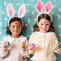 Aresvns Easter Temporary Tattoos For Kidseaster Party Supplies Easter Decorations 12 Sheets Bunny Egg Rabbit Flower Butterfli