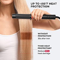 Tymo Heat Protectant For Hair With Argan Oil For Heated Styling Tools Leave In Conditioner Spray To Smooth Hydrate Natural P