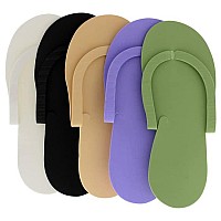 Cuccio Assorted Pedicure Slippers for Unisex - 12 Pairs