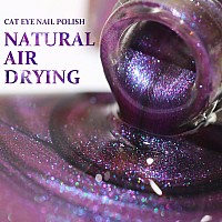 Major Dijit Cat Eye Nail Polish Quick Dry Glitter Nail Polish With Magnetic Stick Vegan And Crueltyfree Nail Paint Art For Na