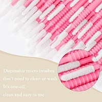 G2Plus Micro Cotton Swabs 200Pcs Disposable Micro Applicator Microswabs For Eyelash Extensions Micro Applicator Brush Cleanin