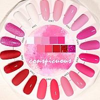 Shoyum Pink Gel Nail Polish Set Lighthot Pink Cherry Blossom Strawberry All Seasons Soak Off Long Lasting Romantic 10 Colors S