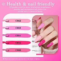 Shoyum Pink Gel Nail Polish Set Lighthot Pink Cherry Blossom Strawberry All Seasons Soak Off Long Lasting Romantic 10 Colors S