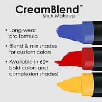 Mehron Makeup Creamblend Stick Face Paint Body Paint Foundation Cream Makeup Body Paint Stick Perfect For Halloween Make