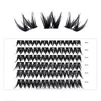 Lankiz Individual Lashes C Curl Lash Clusters For Diy Lash Extension 1016Mm Mega Lashes That Look Like Extensions Wide Stem