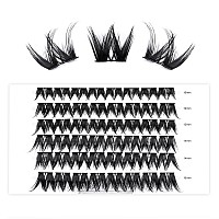 Lankiz Diy Lash Extension D Curl Lash Clusters Mega Volume Individual Lashes 10121416Mm Mix Length Soft Cluster Eyelash Ex