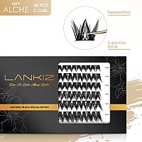 Lankiz Diy Lash Extension D Curl Lash Clusters Mega Volume Individual Lashes 10121416Mm Mix Length Soft Cluster Eyelash Ex