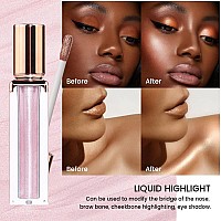 Liquid Sparkling Glitter Eye Shadow Sticks Set Crystal Silver Golden Eyeshadow Eyeliner Eyelid Liquid Highlight Shimmer Make