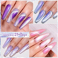 Meet Across Cat Eye Gel Polish Mermaid Glitter Nail Polish Set Soak Off Uv Led Light Magic Gel Nail Polish Kit Manicure Nail Art