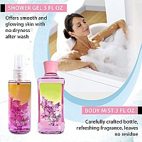 Vital Luxury Sweet Pea Bath Body Kit 3 Fl Oz Ideal Skincare Gift Home Spa Set Includes Body Lotion Shower Gel Body Cream