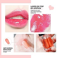 Gecomo Moisturizing Lip Oilnosticky Lip Gloss Lip Balm Lip Carefruit Flavoured Lip Oil For Dry Lips Moisturizing Hydrating A