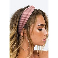 Huachi Boho Head Bands For Womens Hair Non Slip Twist Hair Bands For Short Hair Fashion Summer Hair Accessories Solid Color 8