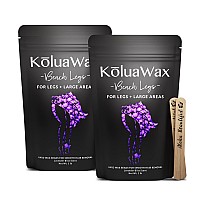 Koluawax Hard Wax Beads For Hair Removal Coarse Hair Formula Face Brazilian Underarms Back Chest Bikini Waxing Lavende