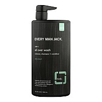 Every Man Jack - All Over Wash 3in1 Sea Salt - 1 Each-32 Fz(D0102H54EI6)