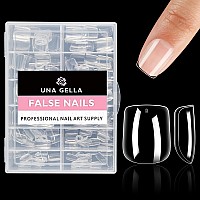 Una Gella Extra Short Square Nail Tips Xs Short Square Gel X Nails Tips 216Pcs Extra Short Press On Nails Full Cover Nail Tips 1