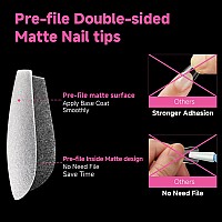 Una Gella Extra Short Coffin Nail Tips 360 Pcs Soft Gel Nail Tips 15 Sizes Preshaped Full Cover Press On Acrylic False Nail