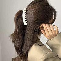 Hapdoo Mixed Hair Clips Matte Banana Style For Thick Or Thin Hair Strong Hold Ponytail Bun Holders Jaw Clips And Barrettes Fo