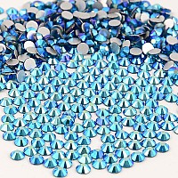 Ncb Nancybeads 288Pcs Flatback Round Glass Nail Art Rhinestones Crystal For Diy Making Accessories Shoes Clothes Face Art Bag