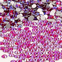 Ncb Nancybeads 3000Pcs Flatback Round Glass Nail Art Rhinestones Crystal For Diy Making Accessories Shoes Clothes Face Art Ba