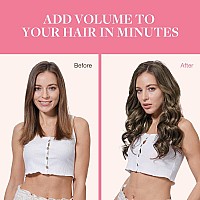 Goo Goo Clip In Hair Extensions Real Human Hair Remy Human Hair Extensions Clip Ins For Women Natural Human Hair 16Inch 110G