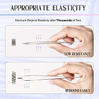 Lankiz Lash Tweezers Eyelash Extension Tweezers Set Professional Straight And Curved Eyelash Tweezer Volume Isolation Appl