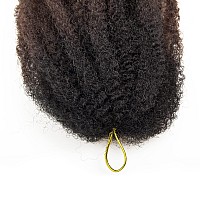 Marley Hair 18 Inch Marley Twist Hair Afro Twist Marley Braiding Hair For Faux Locs Crochet Hair Synthetic Hair Extensions1B4