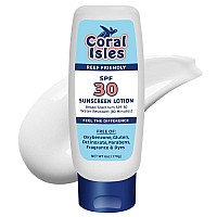 Coral Isles Sunscreen Spf 30 Hawaii Compliant As Reef Safe Octinoxate Oxybenzone Free Broad Spectrum Uvauvb Protection