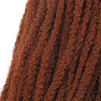 Afro Kinky Twist Crochet Hair Braids Marley Braid Hair 18Inch Senegalese Curly Crochet Synthetic Braiding Hair 6Packs350 18I