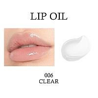 Kyda Hydrating Lip Glow Oil Moisturizing Lip Oil Glossy Transparent Plumping Lip Gloss Tinted Lip Oil For Lip Care And Dry Lip