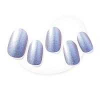 Dashing Diva Glaze Nail Strips Digital Lavender Works With Any Led Nail Lamp Long Lasting Chip Resistant Semicured Gel N