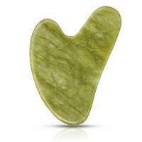 Fuiyoocen Gua Sha Facial Tools Natural Jade Guasha Tool For Face Double Chin Jawline Jade Gua Sha Stone Selfskin Care Face