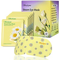 Serfeymi 22 Packs Steam Eye Mask Warming Eye Mask Promote Sleep Eye Patch Selfheating Disposable Eye Spa Heated Eye Mask For