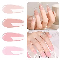 Vishine Jelly Gel Nail Polish Collection Sheer Nude Pink Gel Polish Crystal Transparent Gel Polish Kit Nail Art Varnish Manicure