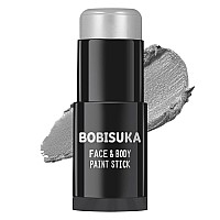 Bobisuka Light Grey Face Body Paint Stick Gray Contour Face Paints Sticks Grayscale Makeup Painting Kit For Halloween Homestuc