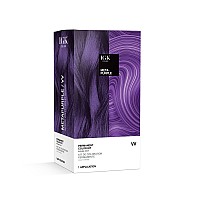 Igk Permanent Color Kit Metapurple Intense Violet Vv Easy Application Strengthen Shine Vegan Cruelty Free Ammonia