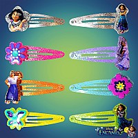 Disney Encanto Kids Hair Clips For Girls Snap Clips 8 Pack Multi Color Ages 3