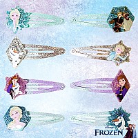 Disney Frozen Kids Hair Clips For Girls Snap Clips 8 Pack Multi Color Ages 3