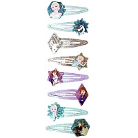 Disney Frozen Kids Hair Clips For Girls Snap Clips 8 Pack Multi Color Ages 3